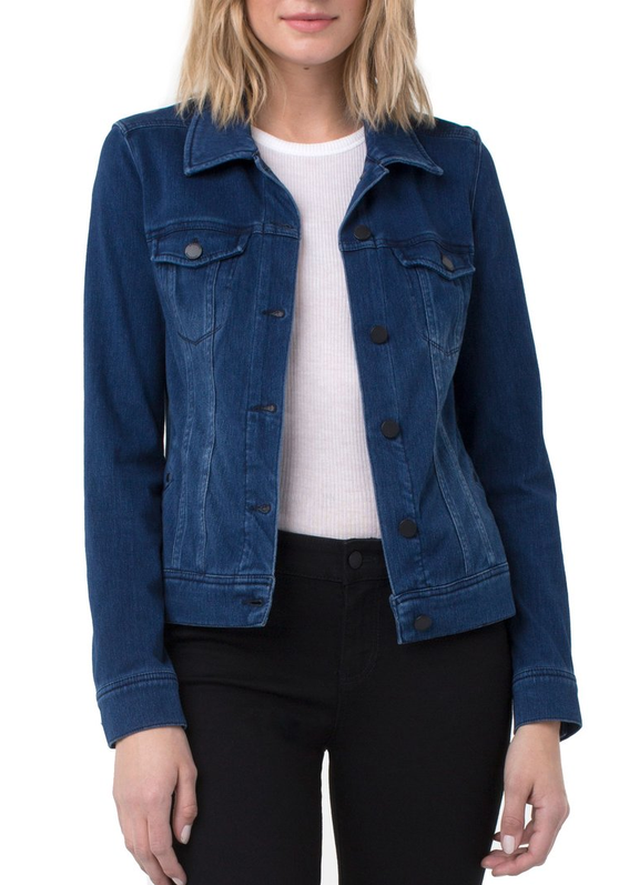 DENIM JACKET CATEGORYCOATS + JACKETS + VESTS gabriella Clothing NZ
