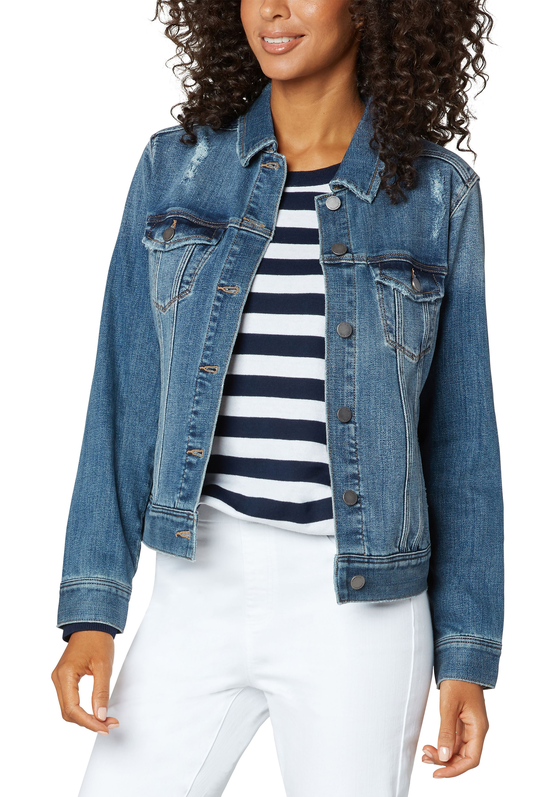 CLASSIC JEAN JACKET CATEGORYCOATS + JACKETS + VESTS gabriella