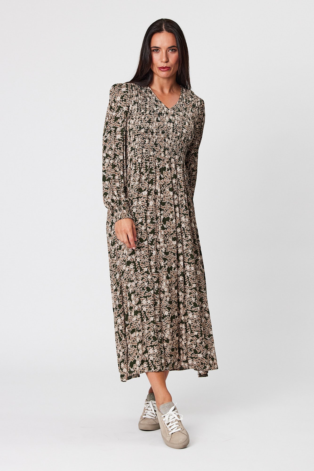 Shirred Bodice Dress - Blackstone Clothing | Buy Blackstone Clothing ...