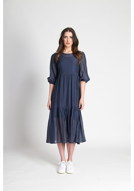 Tie Back Tiered Dress Memo Clothing Buy Memo Clothing Online