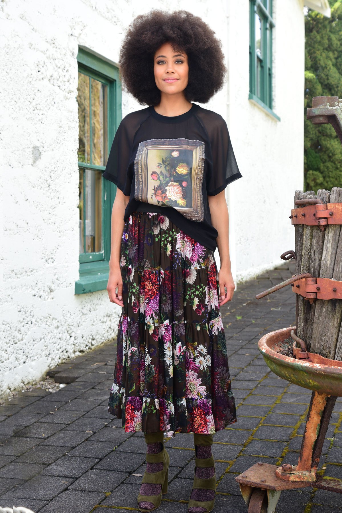 Layered clearance skirt nz