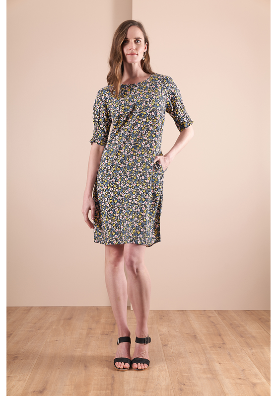 Shirr The Cuff Dress