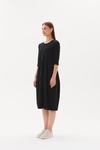 3/4 Sleeve Diagonal Dress