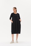 3/4 Sleeve Diagonal Dress