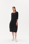 3/4 Sleeve Diagonal Dress