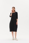 3/4 Sleeve Diagonal Dress