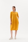 3/4 Sleeve Diagonal Dress