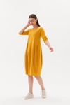 3/4 Sleeve Diagonal Dress