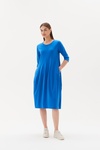 3/4 Sleeve Diagonal Dress