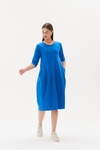 3/4 Sleeve Diagonal Dress