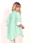 Adele Stripe Linen Shirt