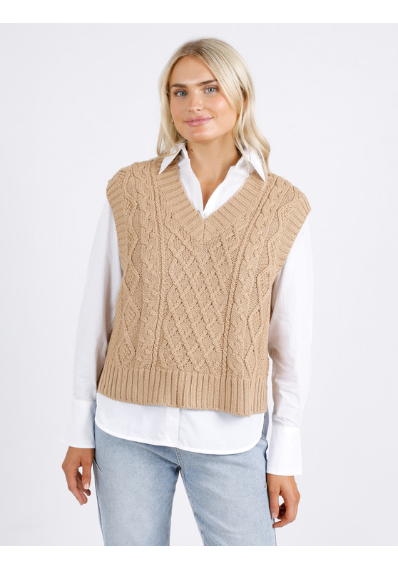 Eva Women's Knitted Vest Foxwood Buy Foxwood Clothing Online