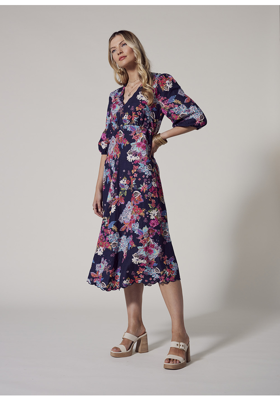 Matera Linen Midi Dress