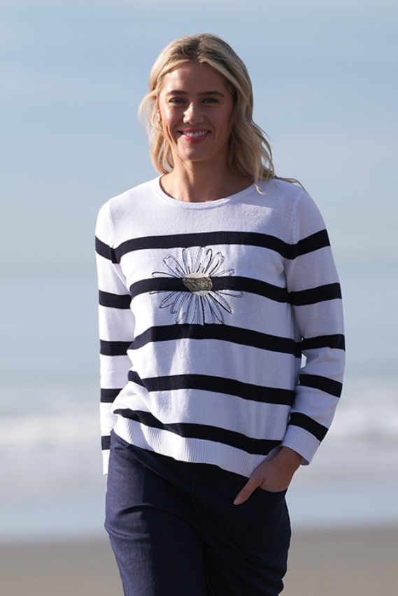 foil merino knitwear