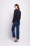 Fold V Neck Top