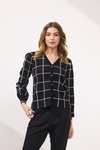Stanford Check Cardigan