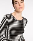 Fine Stripe Rib Knit