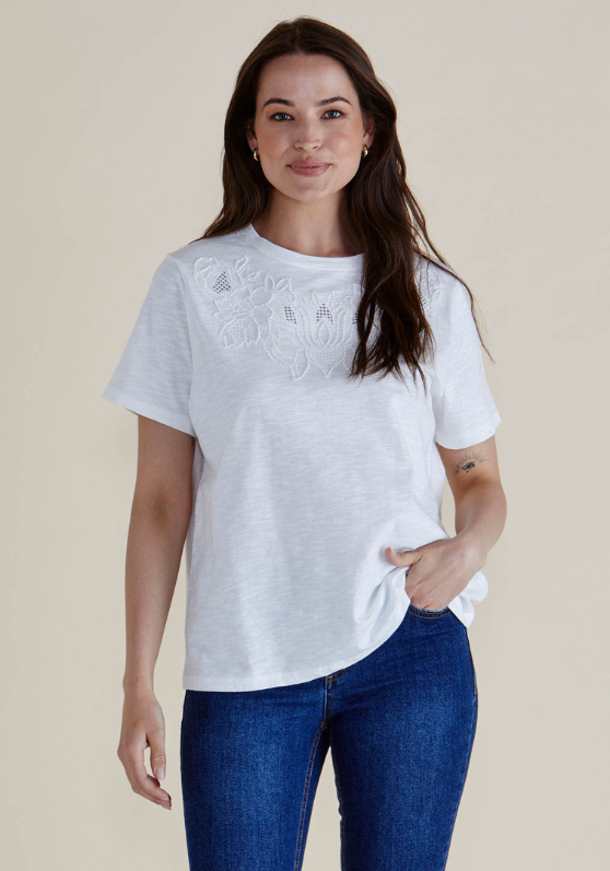 Betty Basics Arabella Lace Tee