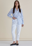 Lace Stripe Shirt