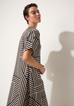 Spliced Stripe Dress