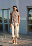 Crush Cap Sleeve Shirt