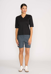 Slim V Neck Top