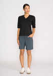 Slim V Neck Top