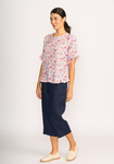 Ruffles & Scoop Hem Top