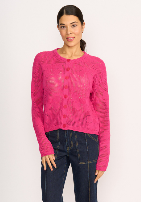 Foil Bunch of Bows Cardigan