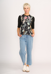 Combo Elbow Sleeve Top