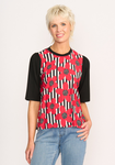 Combo Elbow Sleeve Top