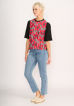 Combo Elbow Sleeve Top