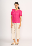 Scoop Hem Volume Slv Top