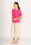 Scoop Hem Volume Slv Top
