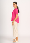 Scoop Hem Volume Slv Top