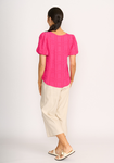 Scoop Hem Volume Slv Top