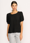 Scoop Hem Volume Slv Top