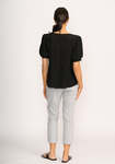 Scoop Hem Volume Slv Top
