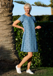 Short Sleeve A-line Dress
