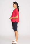 Pleat Back Top
