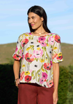 Pleat Back Top