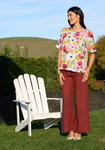 Pleat Back Top