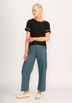 Step Hem Rib Trim Top