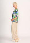 Pintuck Scoop Hem Top