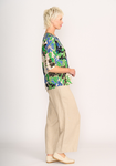 Pintuck Scoop Hem Top