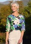 Pintuck Scoop Hem Top