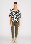 Pintuck Scoop Hem Top
