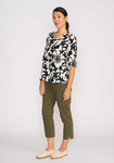 Pintuck Scoop Hem Top