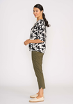 Pintuck Scoop Hem Top