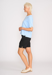 Wide Neck Elbow Slv Top